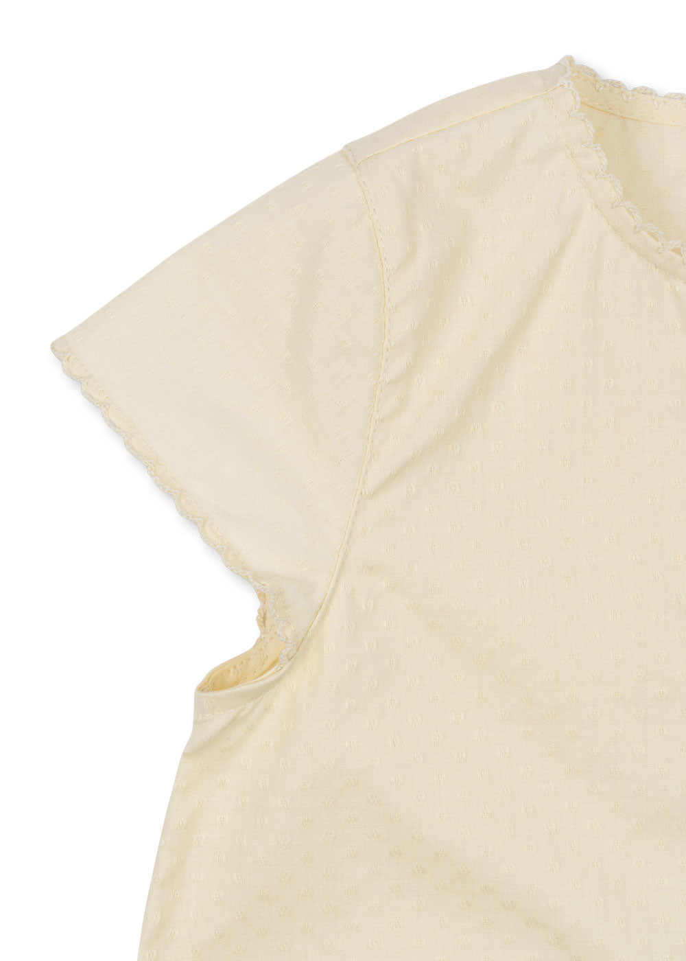 Evia Cherry Dress - Cloud Cream