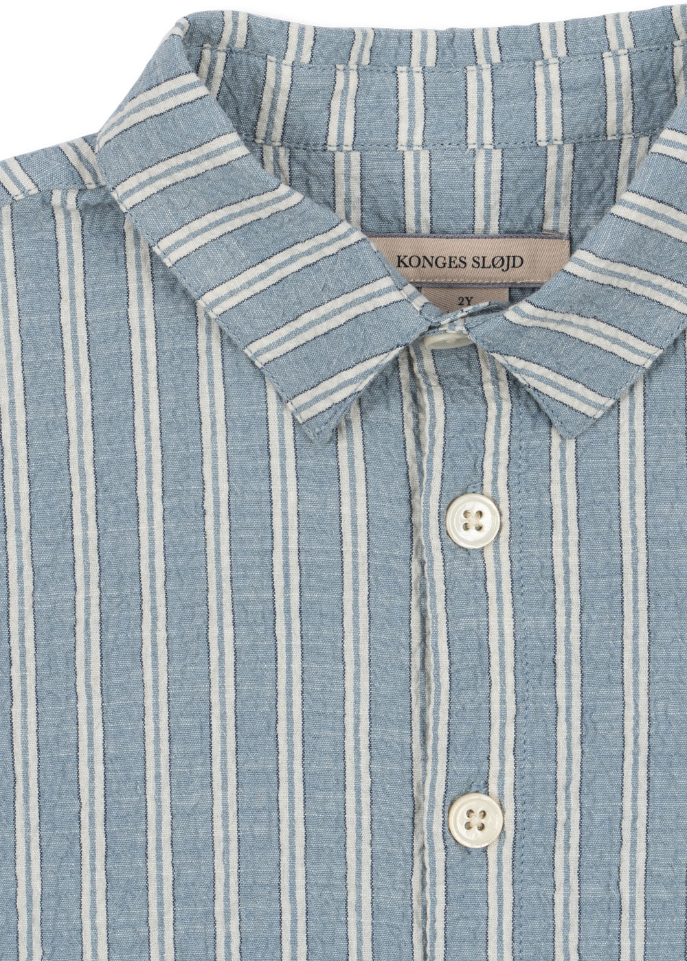 Elliot Short SS - Trio Bleu Stripe