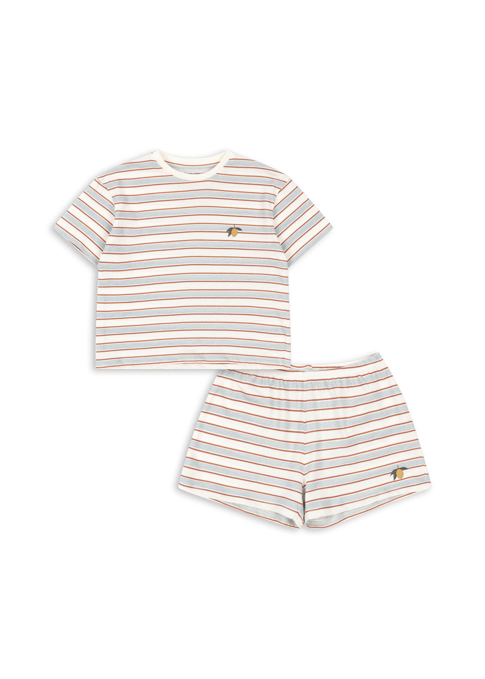 Famo Set GOTS - Pearl Stripe