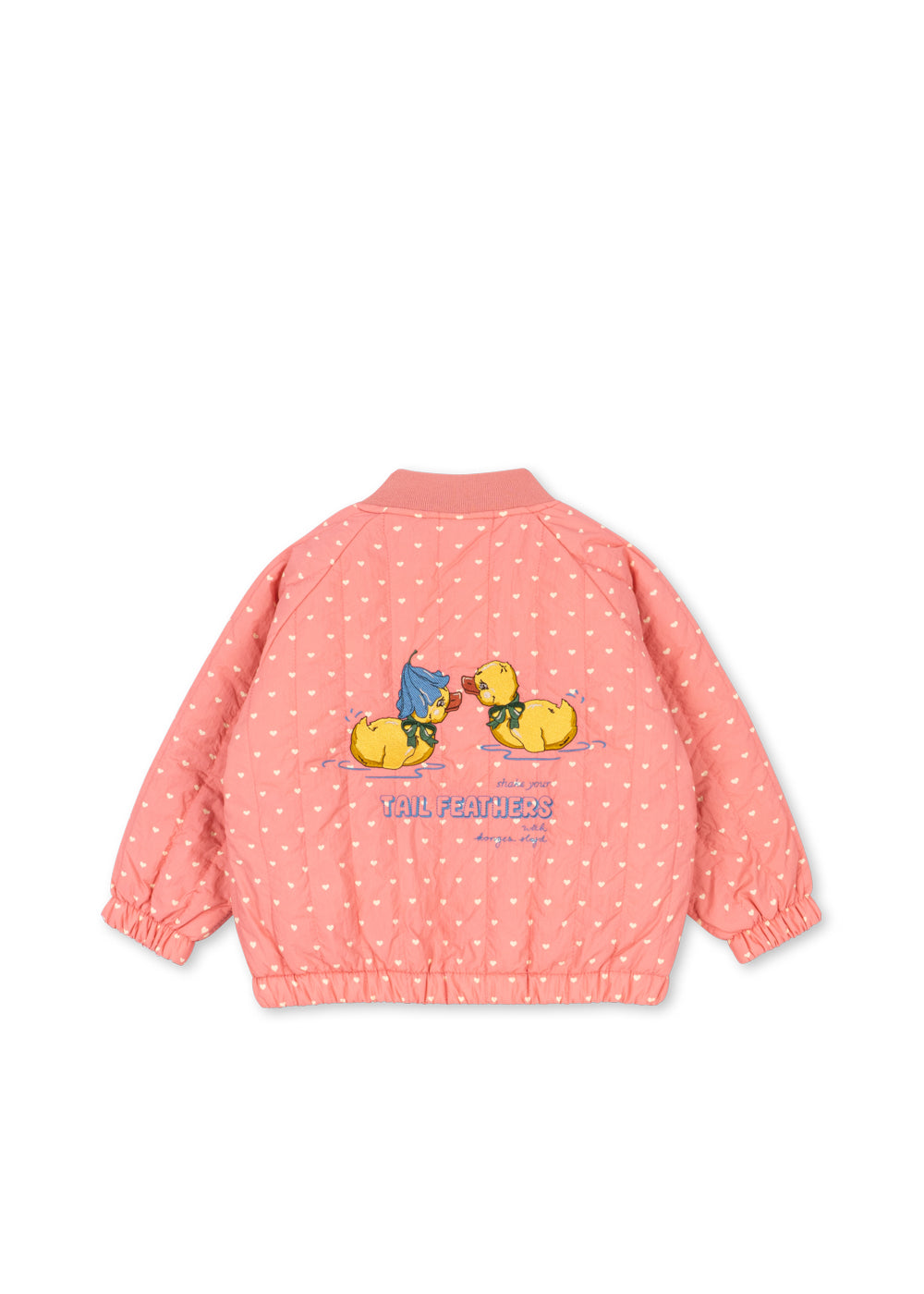 Juno Duckling Printed Bomber Jacket - Coeur Feathers