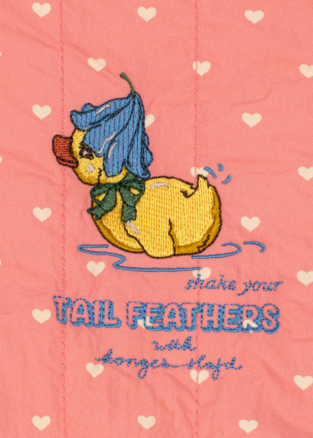 Juno Duckling Printed Bomber Jacket - Coeur Feathers