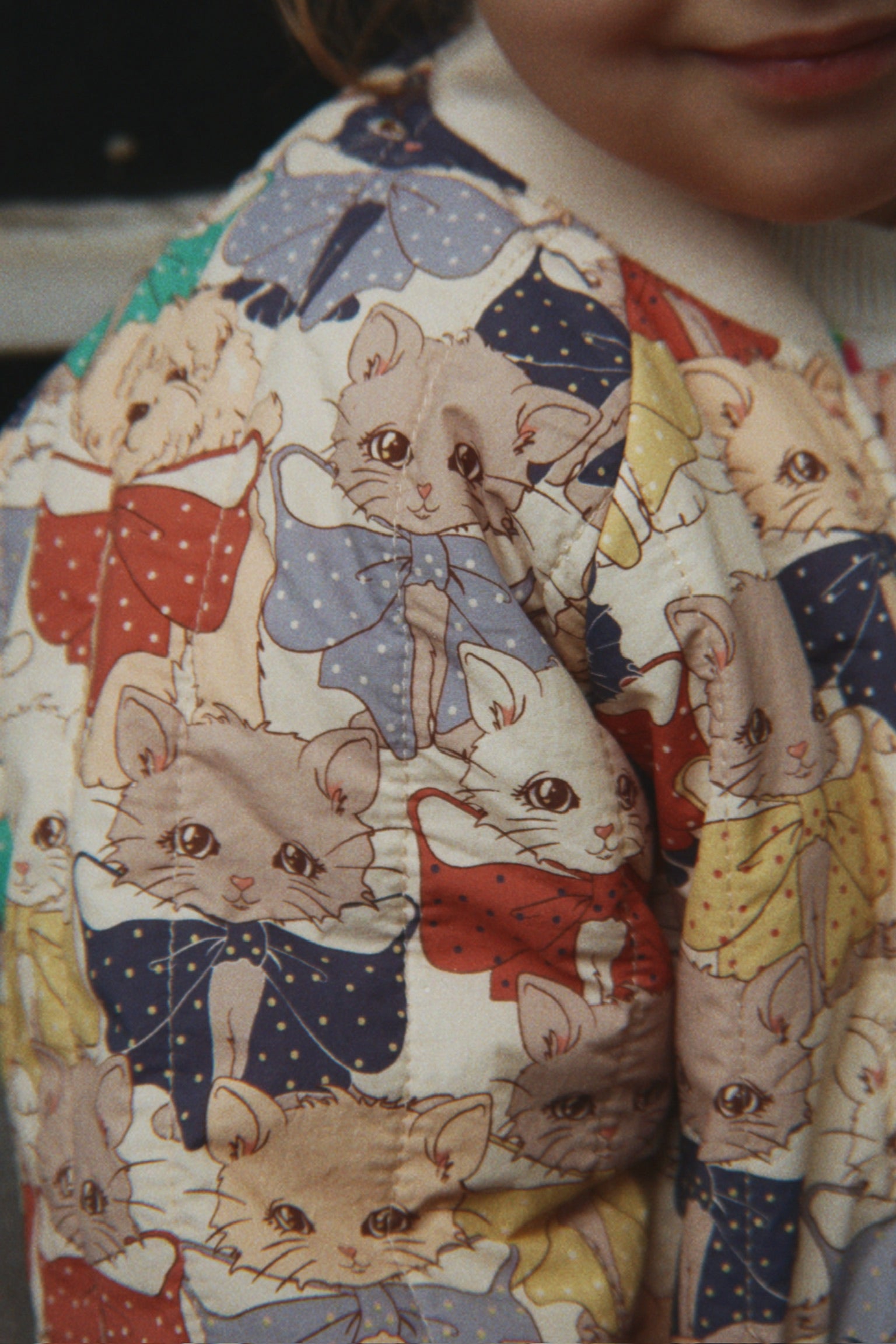 Juno Printed Bomber Jacket - Like Cats and Dogs