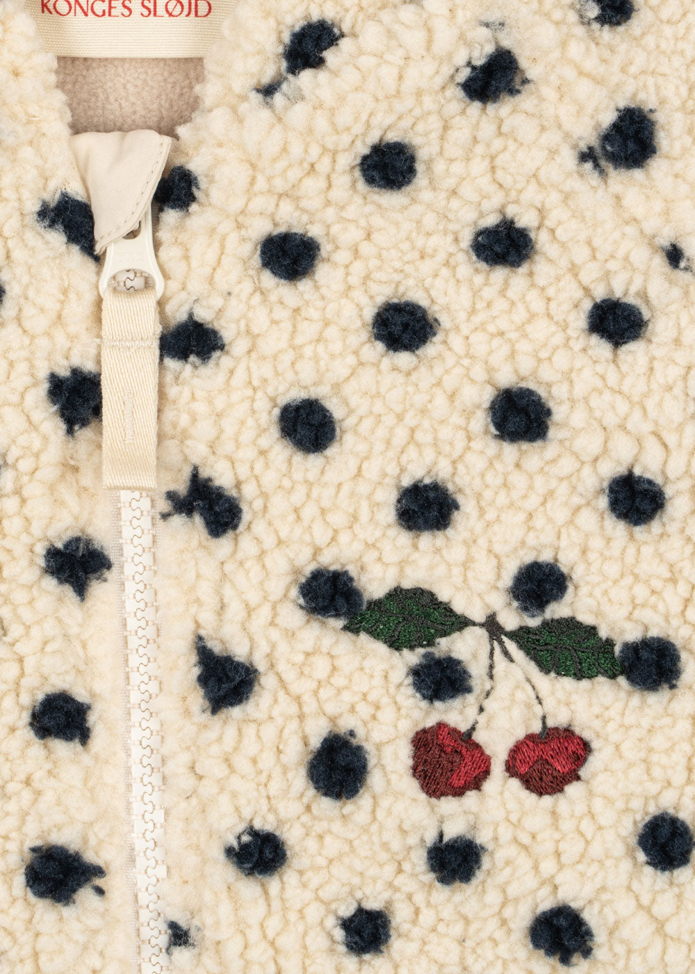 Jody Embroidery Teddy Jacket GRS - Dot Lumiere