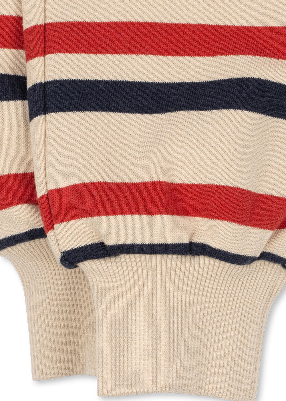 Lou Stripe Sweat Pants GOTS - Tangerine Stripe
