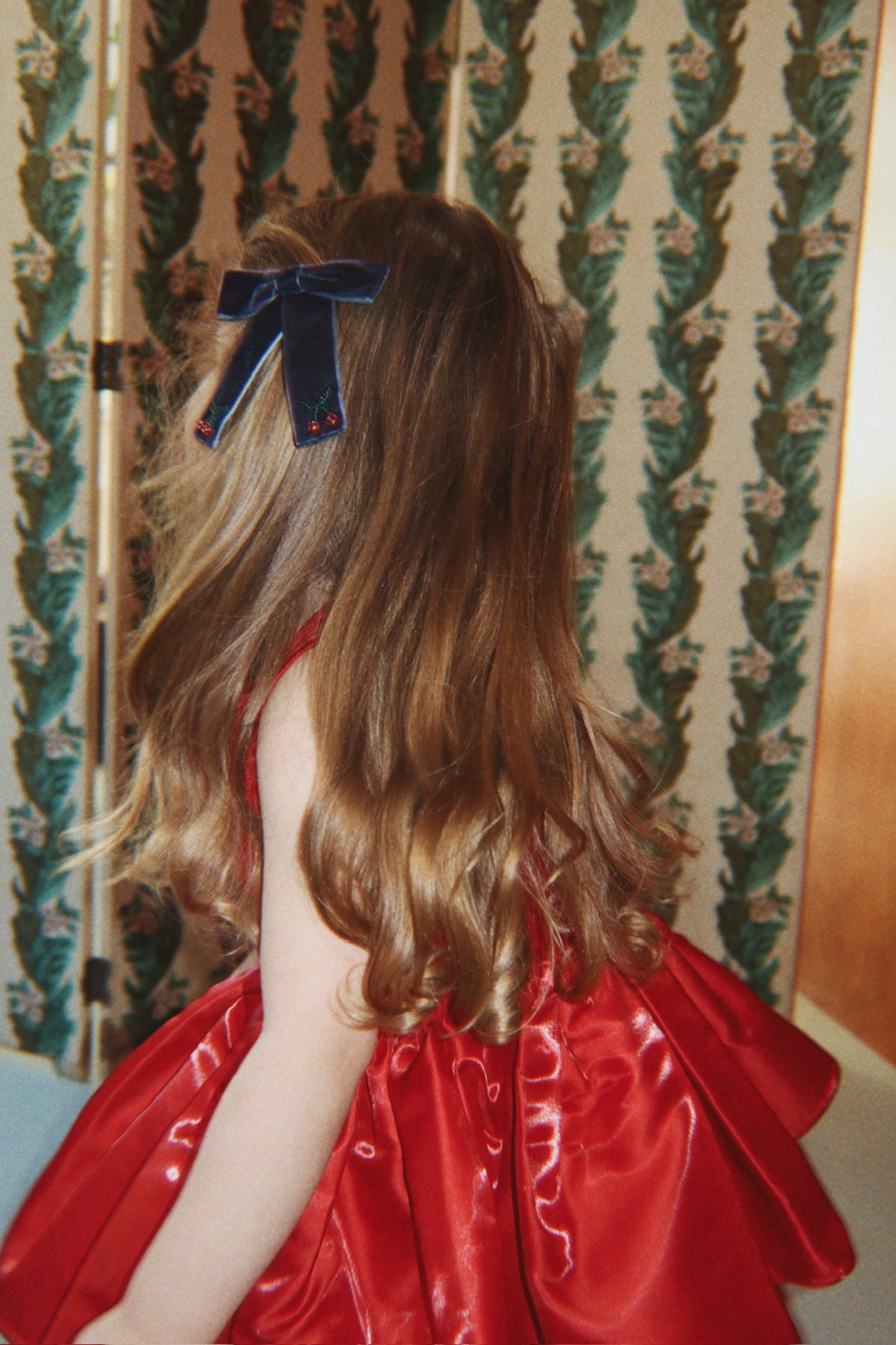 2 Pack Juliette Bow Hair Clip - Navy