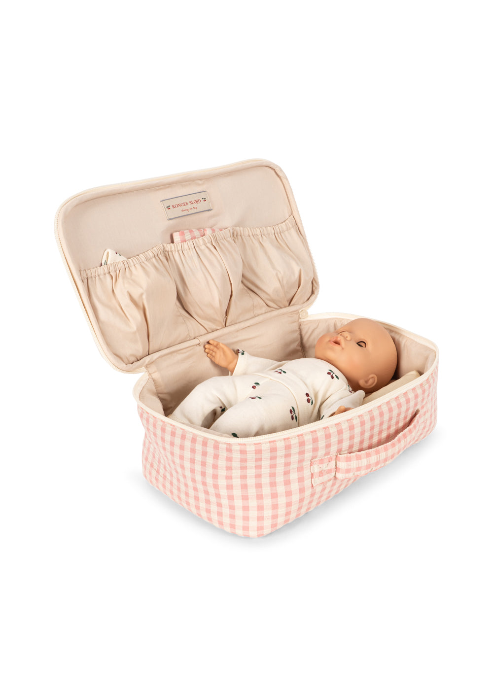 Baby Doll Nursery Suitcase - Pink Check