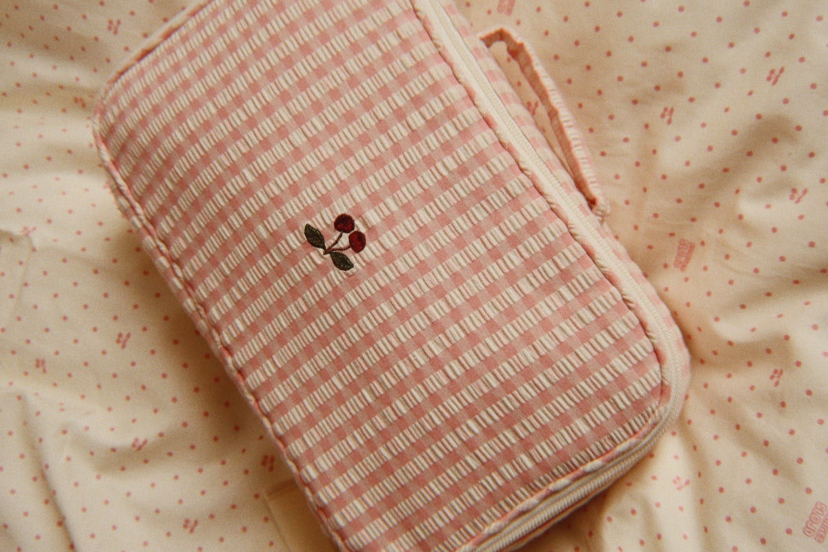 Baby Doll Nursery Suitcase - Pink Check