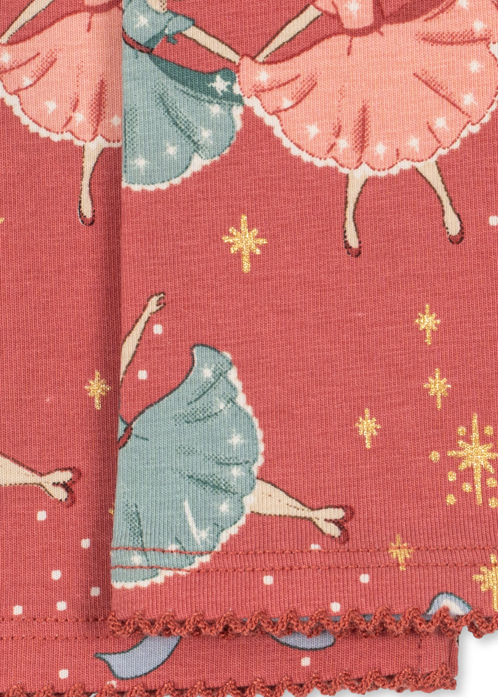 Basic Blouse & Pants Set GOTS - Bow Ballerina Blush