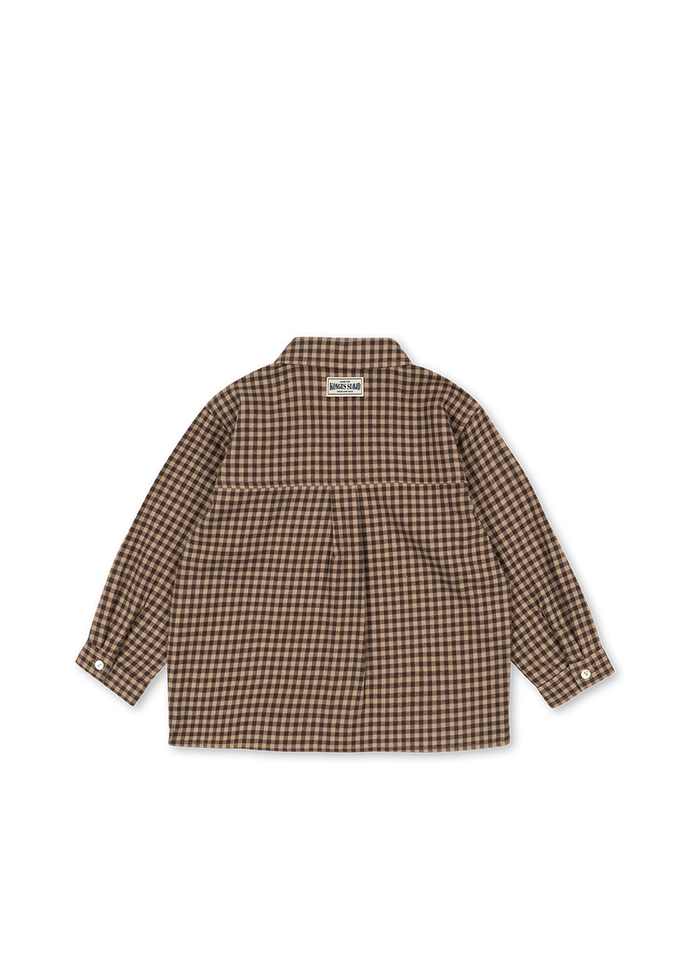 Foret Long Sleeve Shirt GOTS - Chocolate Check
