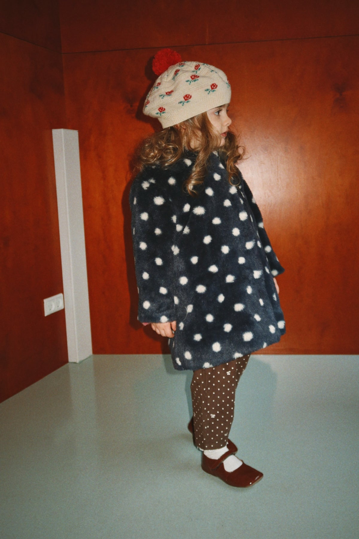 Fuzzie Coat - Dot Nuit