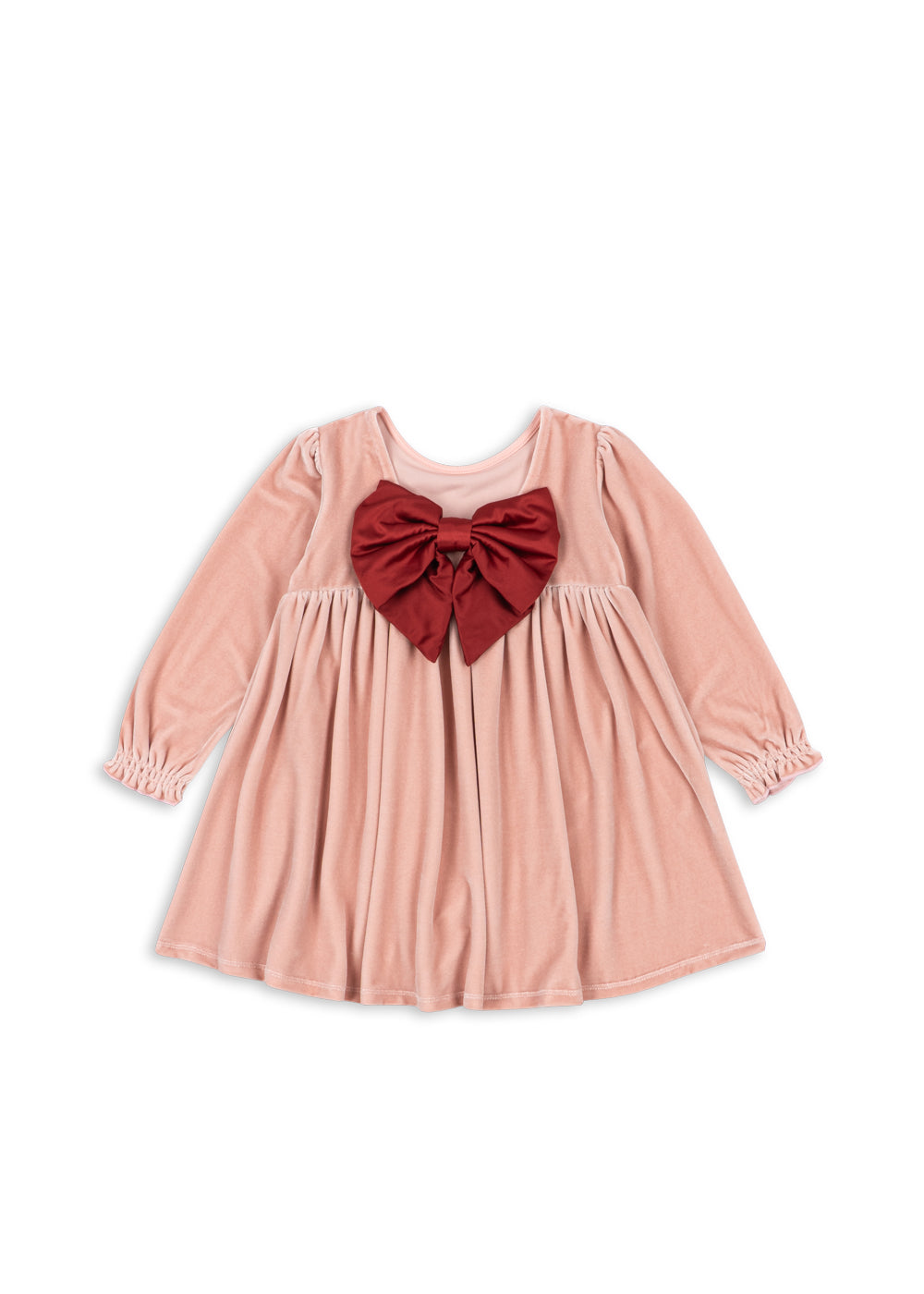 Gia Bow Dress - Mellow Rose