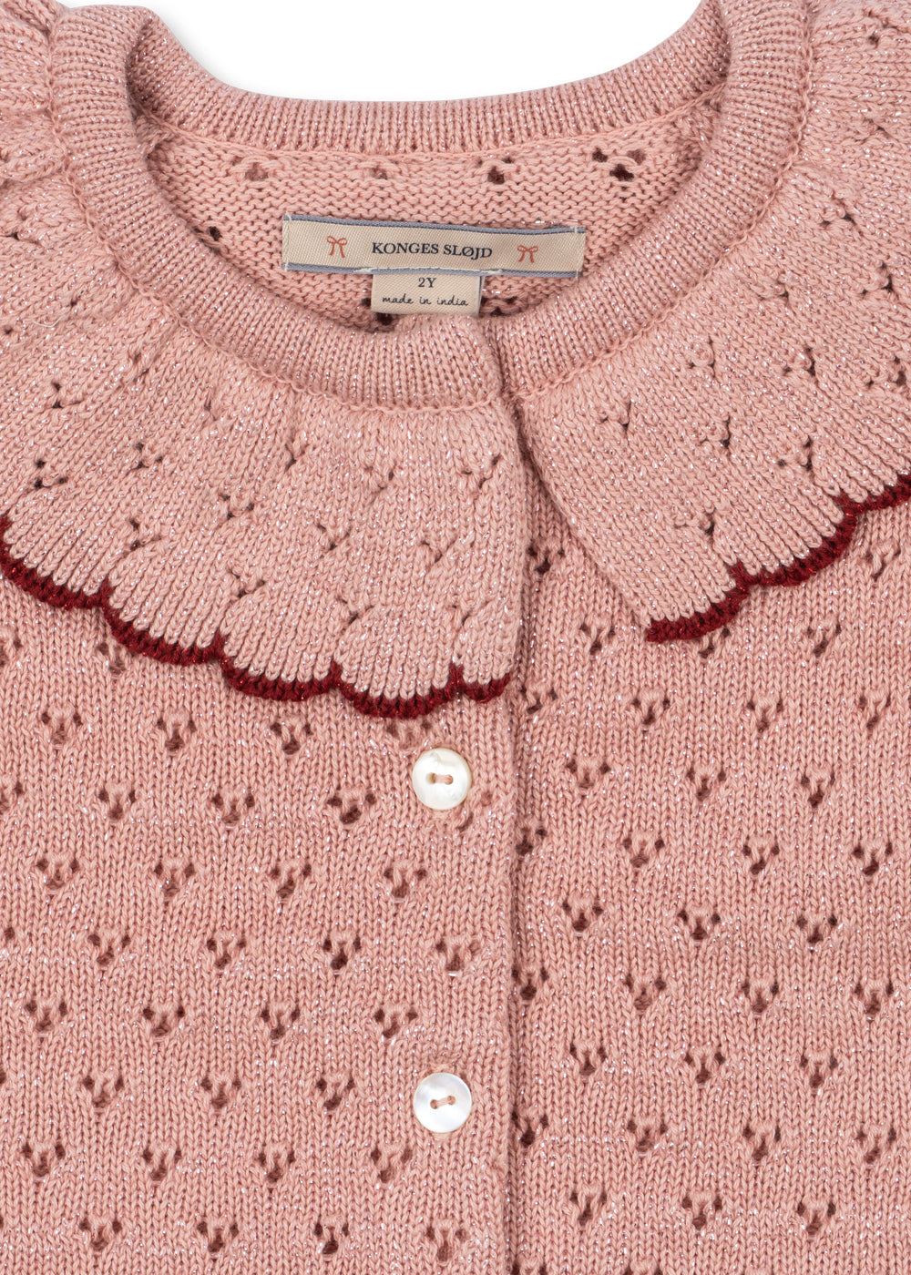 Holiday Cardigan - Mellow Rose