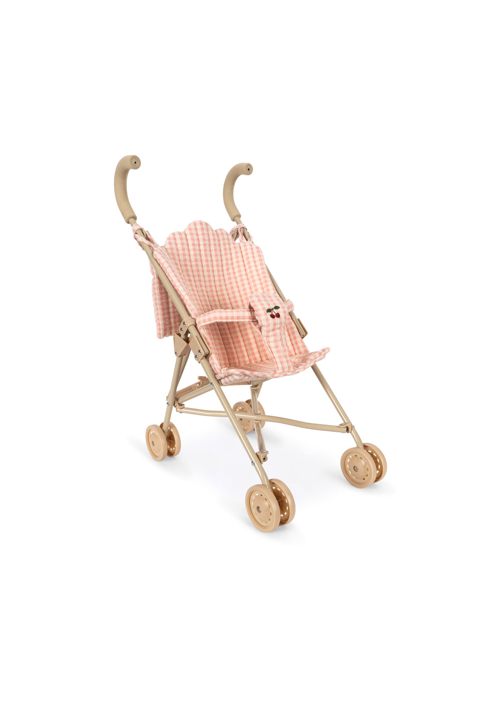 Poppy Doll Stroller Set - Pink Check