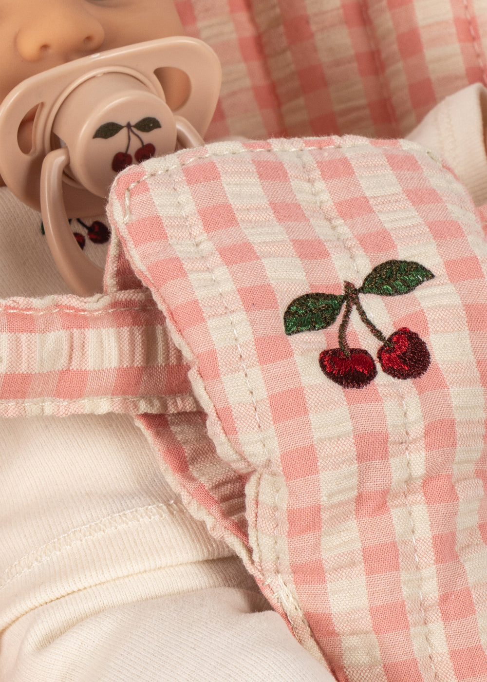 Poppy Doll Stroller Set - Pink Check