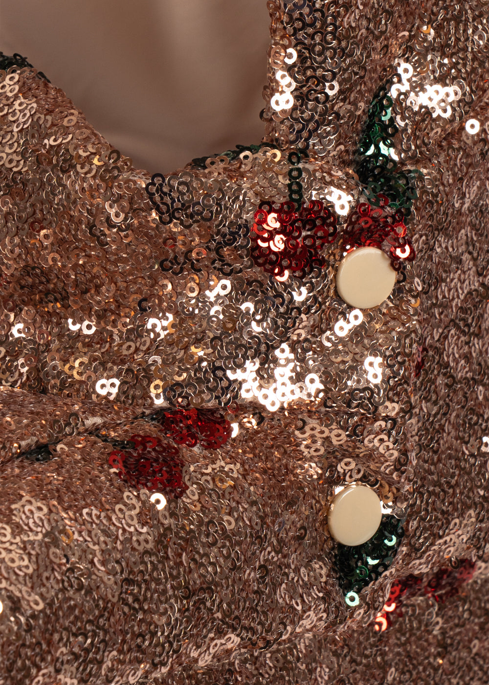 Sparkly Minnie Doll Pram - Cherry Sequin