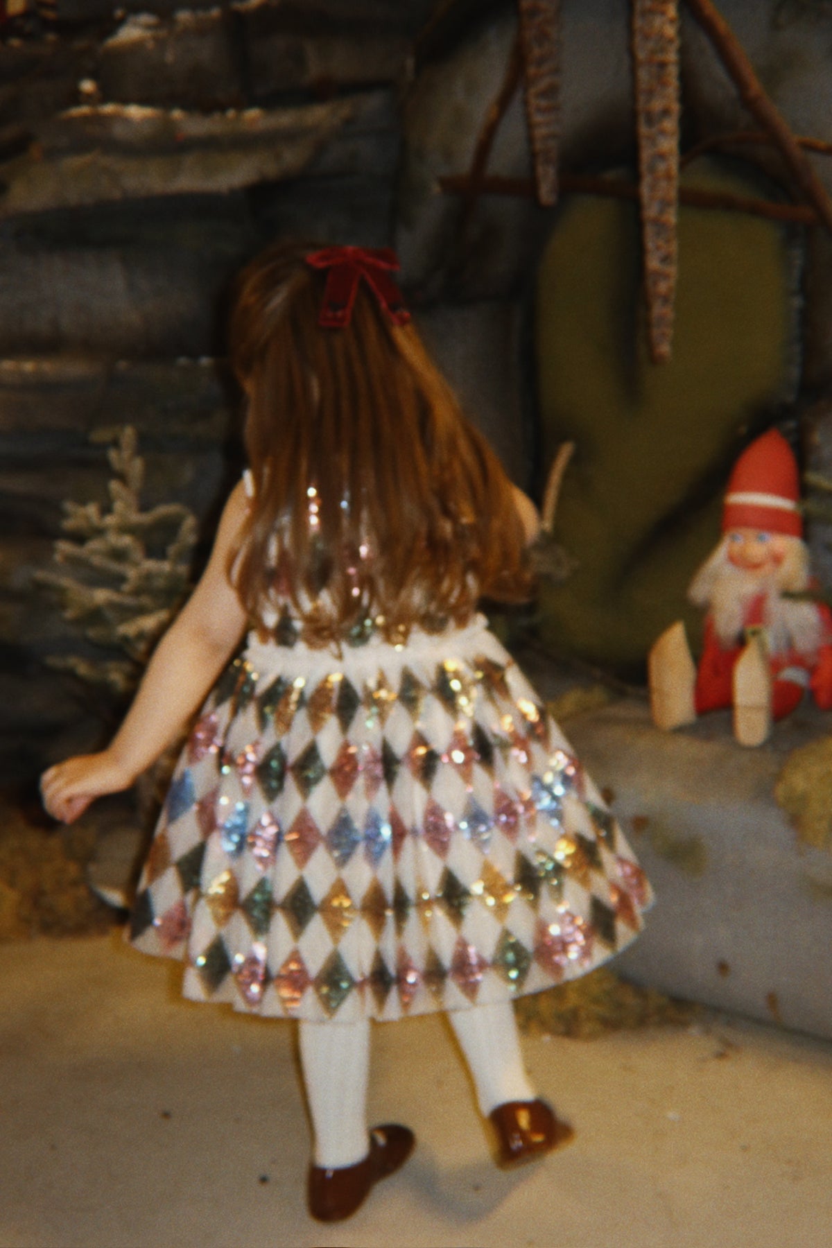 Yvonne Harlekin Dress - Harlekin Sequin