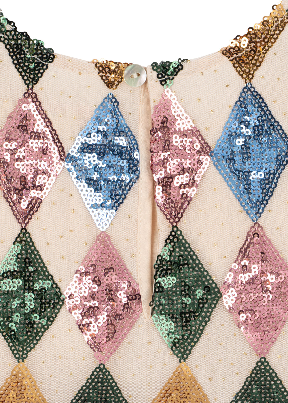 Yvonne Harlekin Dress - Harlekin Sequin
