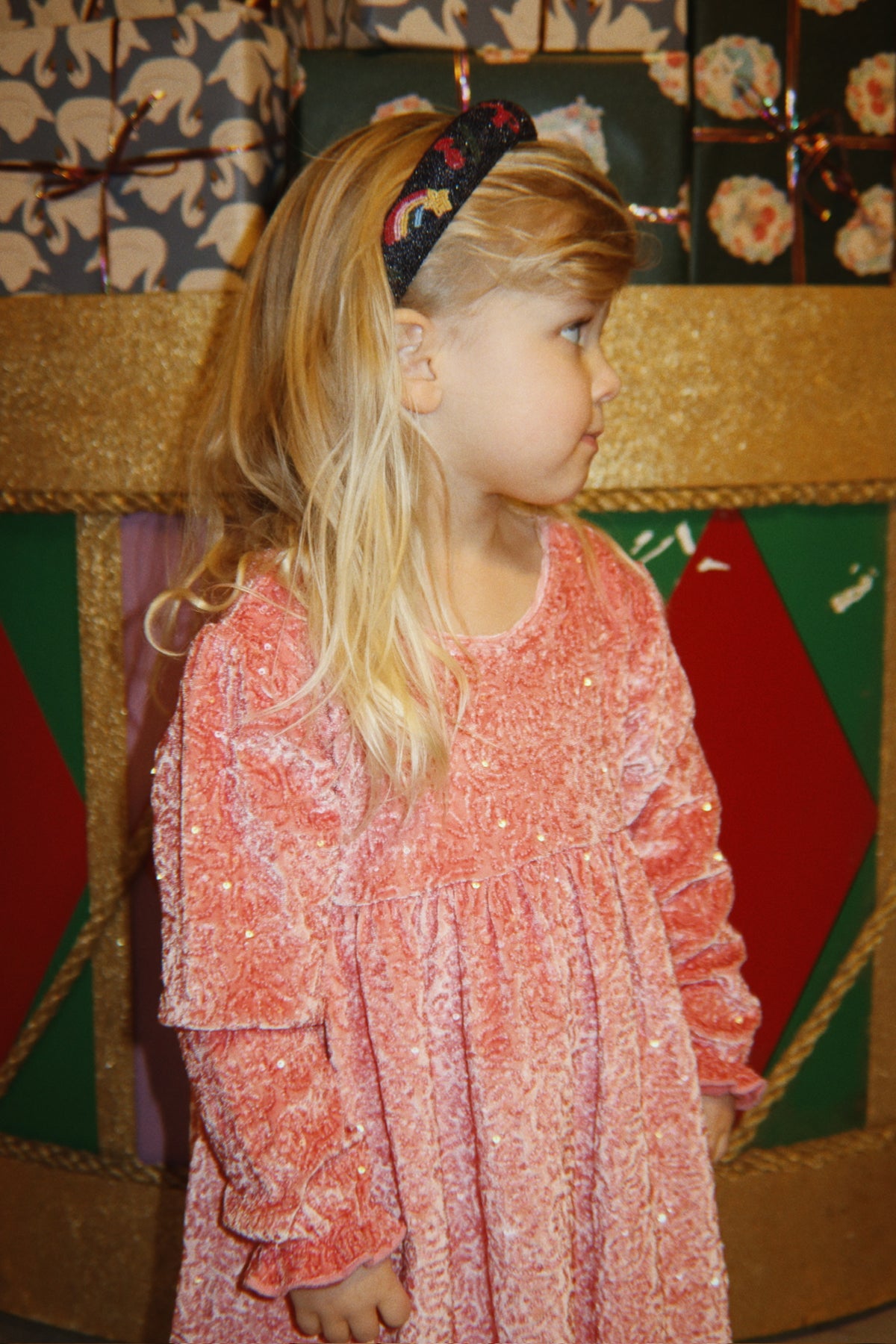Beaded Hairbrace - Rainbow