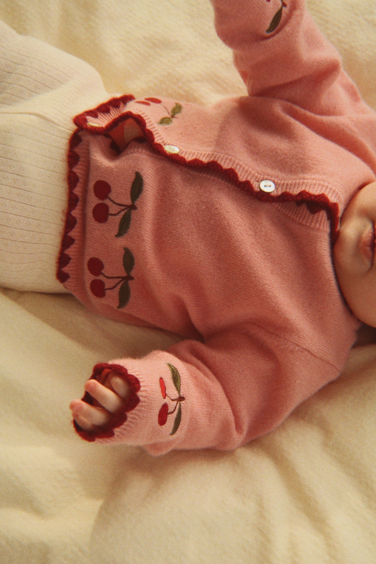 Collette Cardigan - Pale Blush