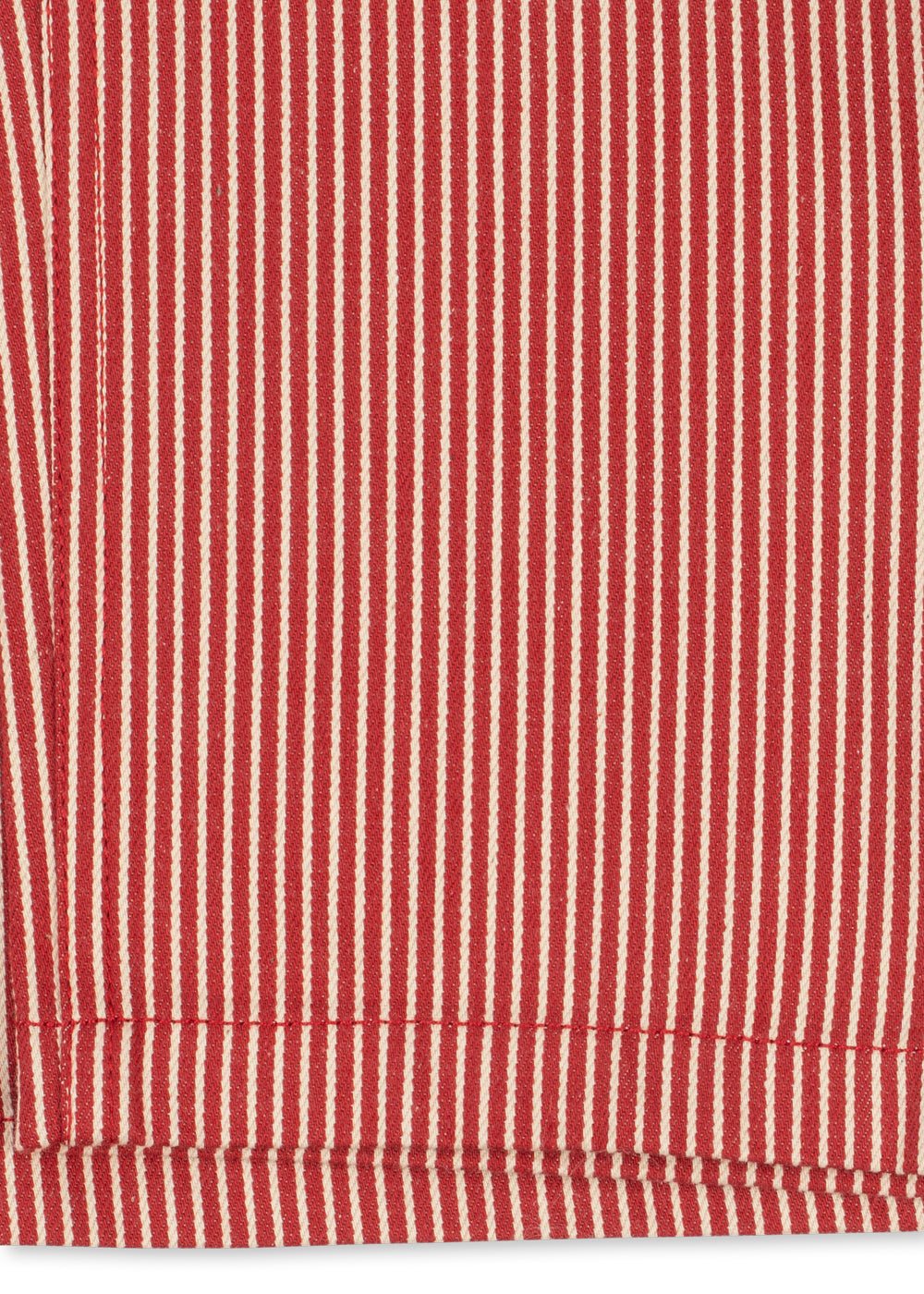 Luc Pants GOTS - Milk Rouge Stripe