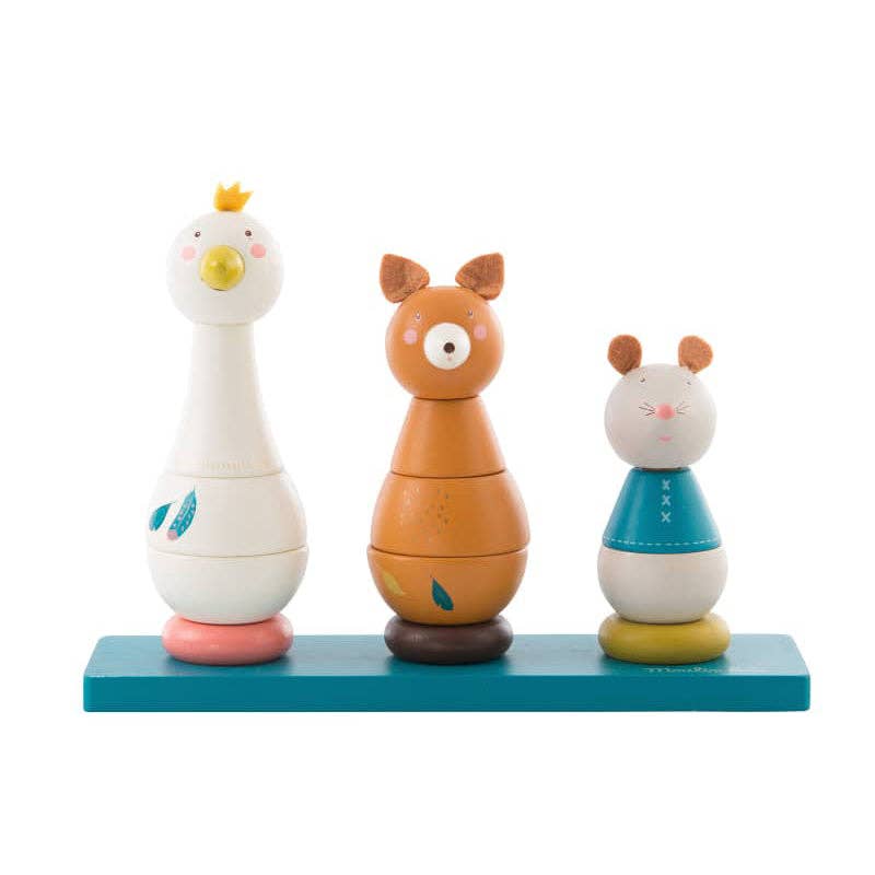 Stack Up Animals Olga’s Journey - Wooden Activity Toy