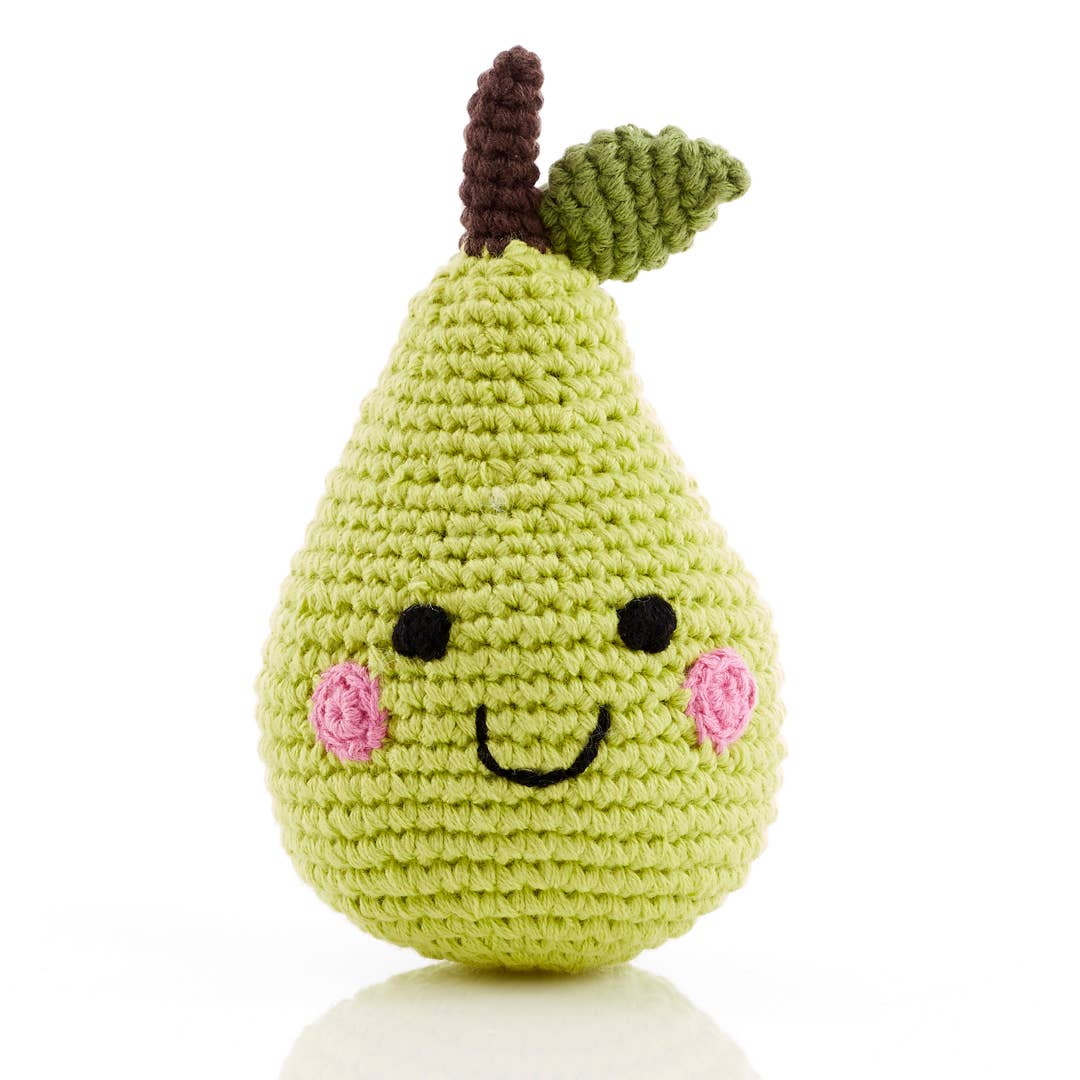 Friendly Pear Rattle
