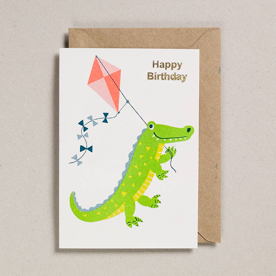 Confetti Pets Cards Happy Birthday Croc