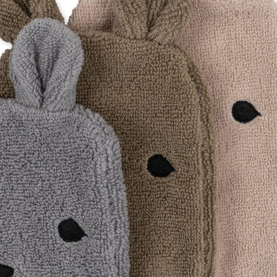 3-PACK WASHCLOTH ANIMAL