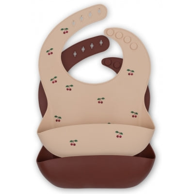 2 PACK SILICONE BIB