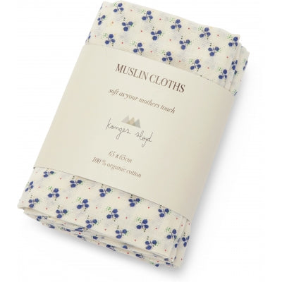 3 PACK MUSLIN CLOTH GOTS