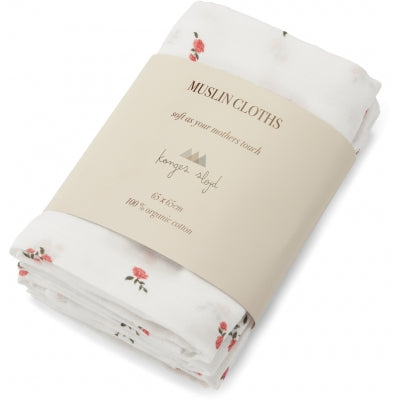3 PACK MUSLIN CLOTH GOTS