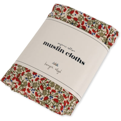 3 PACK MUSLIN CLOTH GOTS
