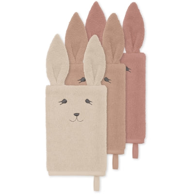 3-PACK WASHCLOTH ANIMAL