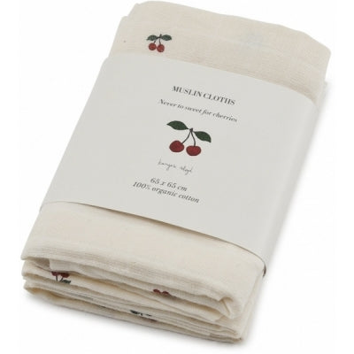 3 PACK MUSLIN CLOTH GOTS