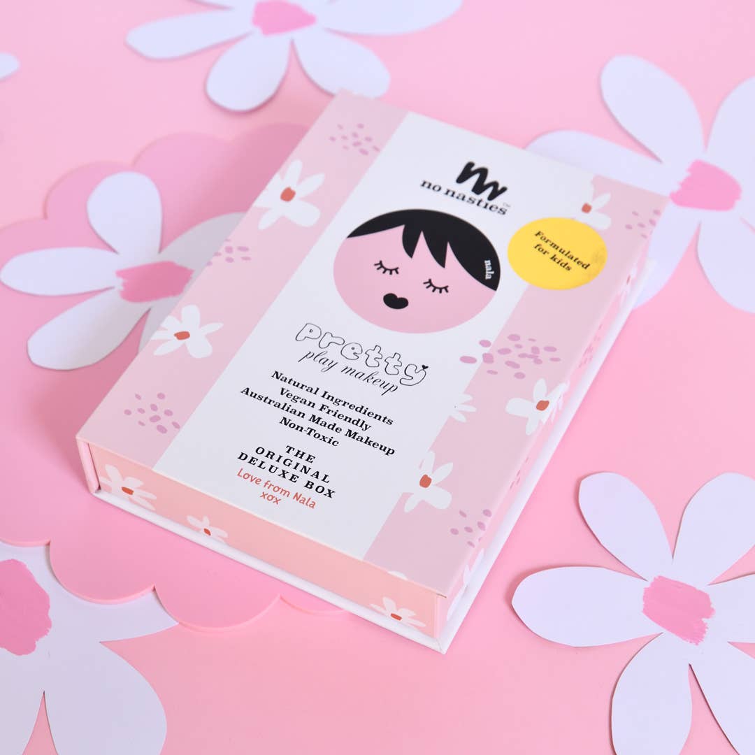 Nala Kids Natural Pressed Powder Pink Makeup Palette Kit