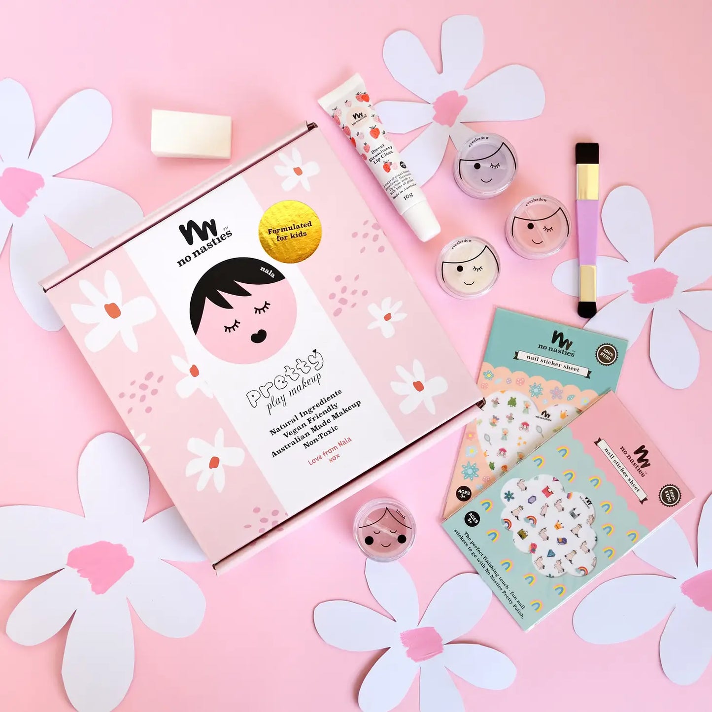 Nala Pink Pretty Play Kids Makeup Deluxe Box