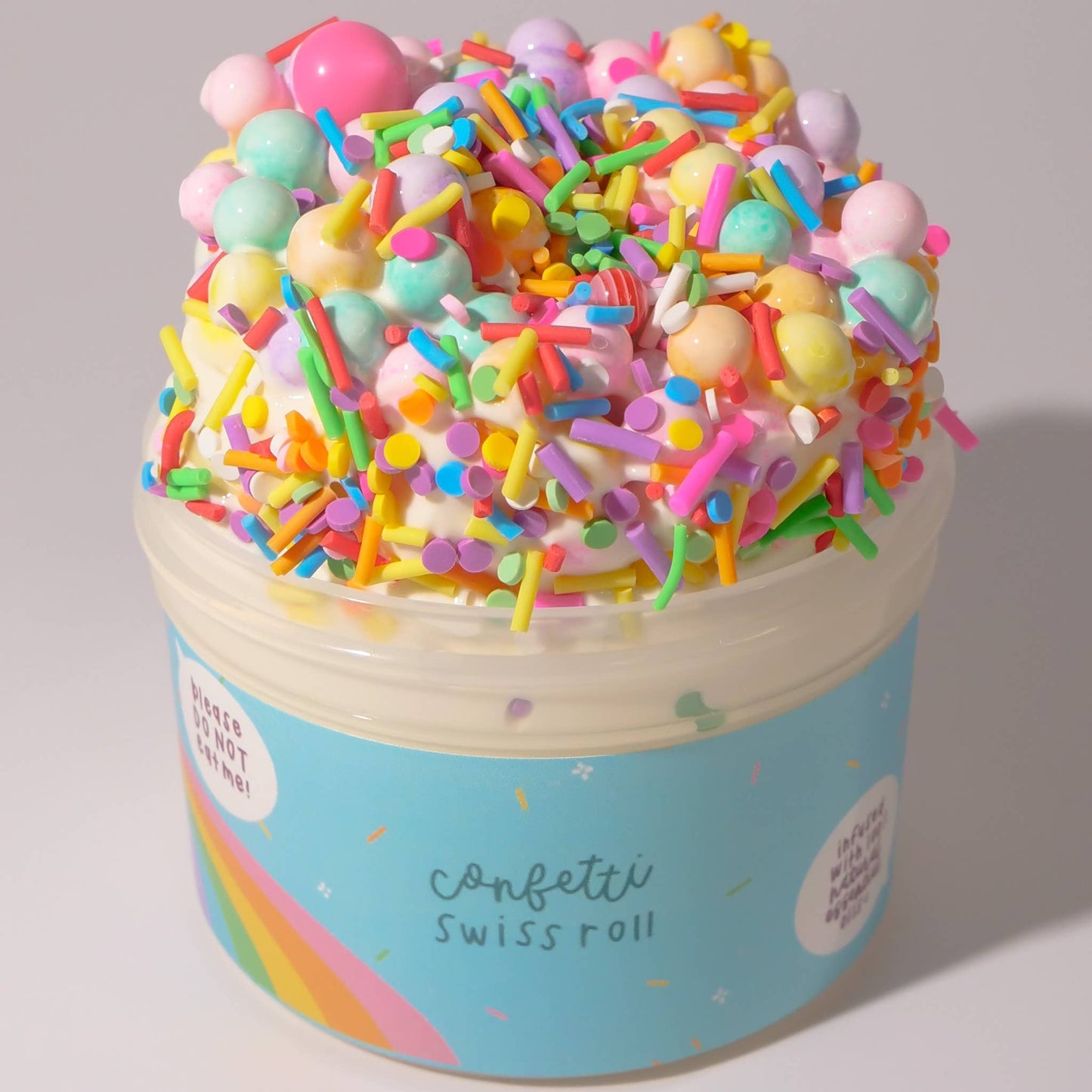 Confetti Swiss Roll Slime