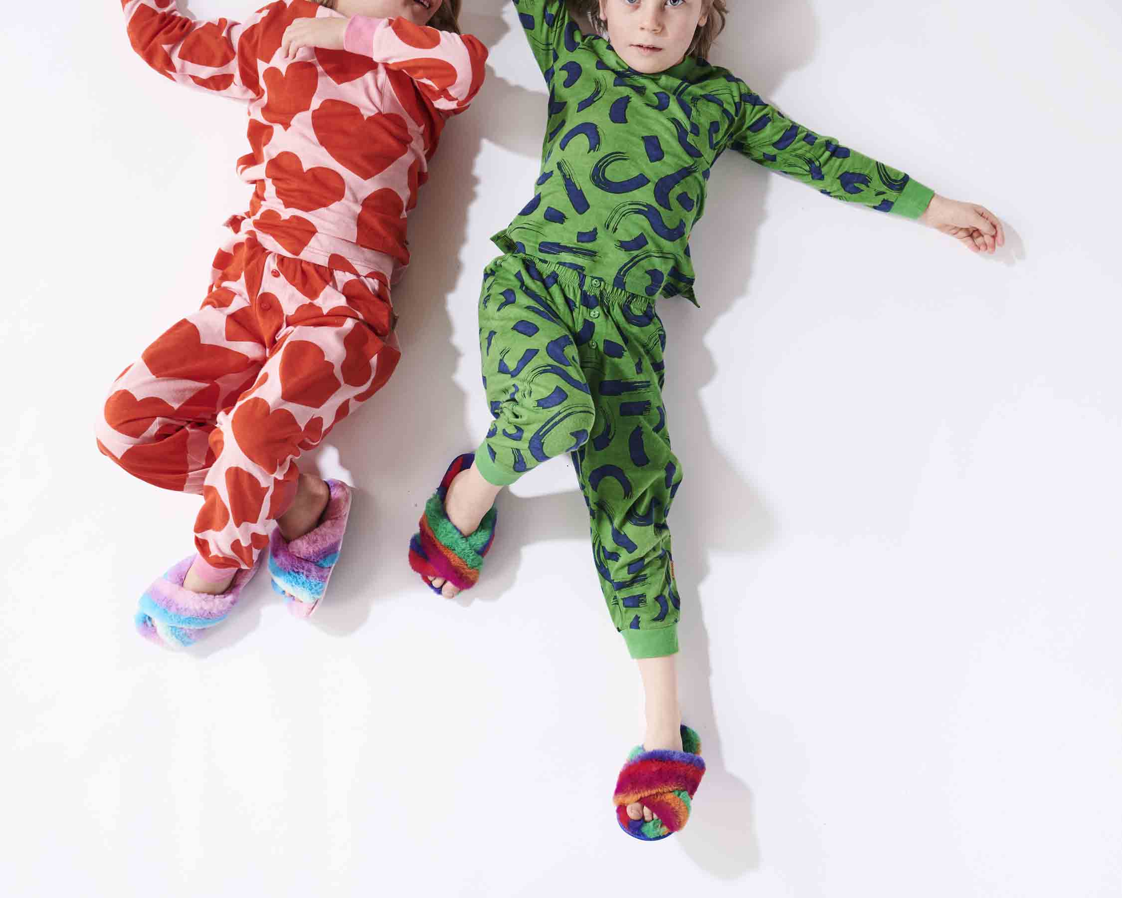 Rainbow Blast Slippers