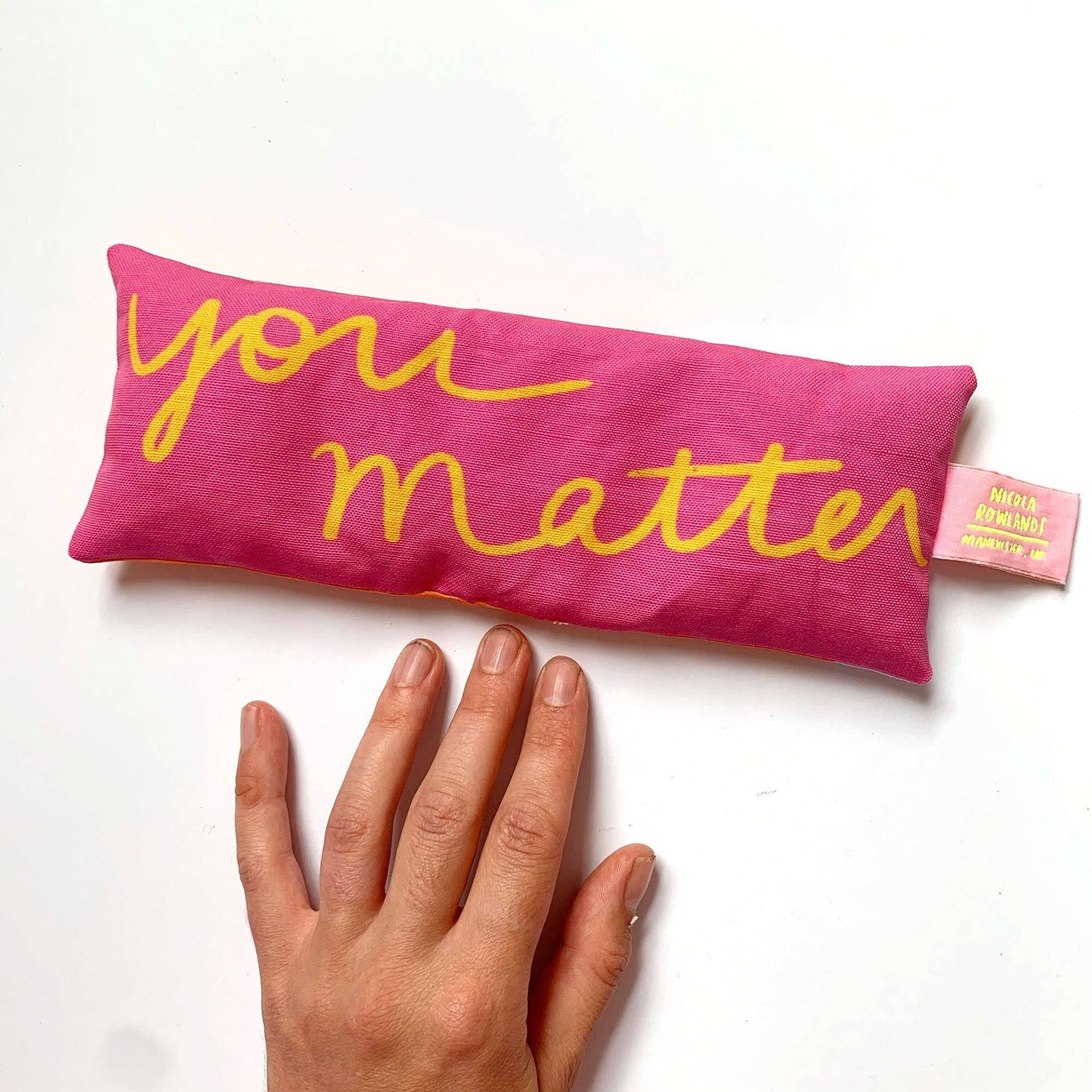 you matter lavender eyebag