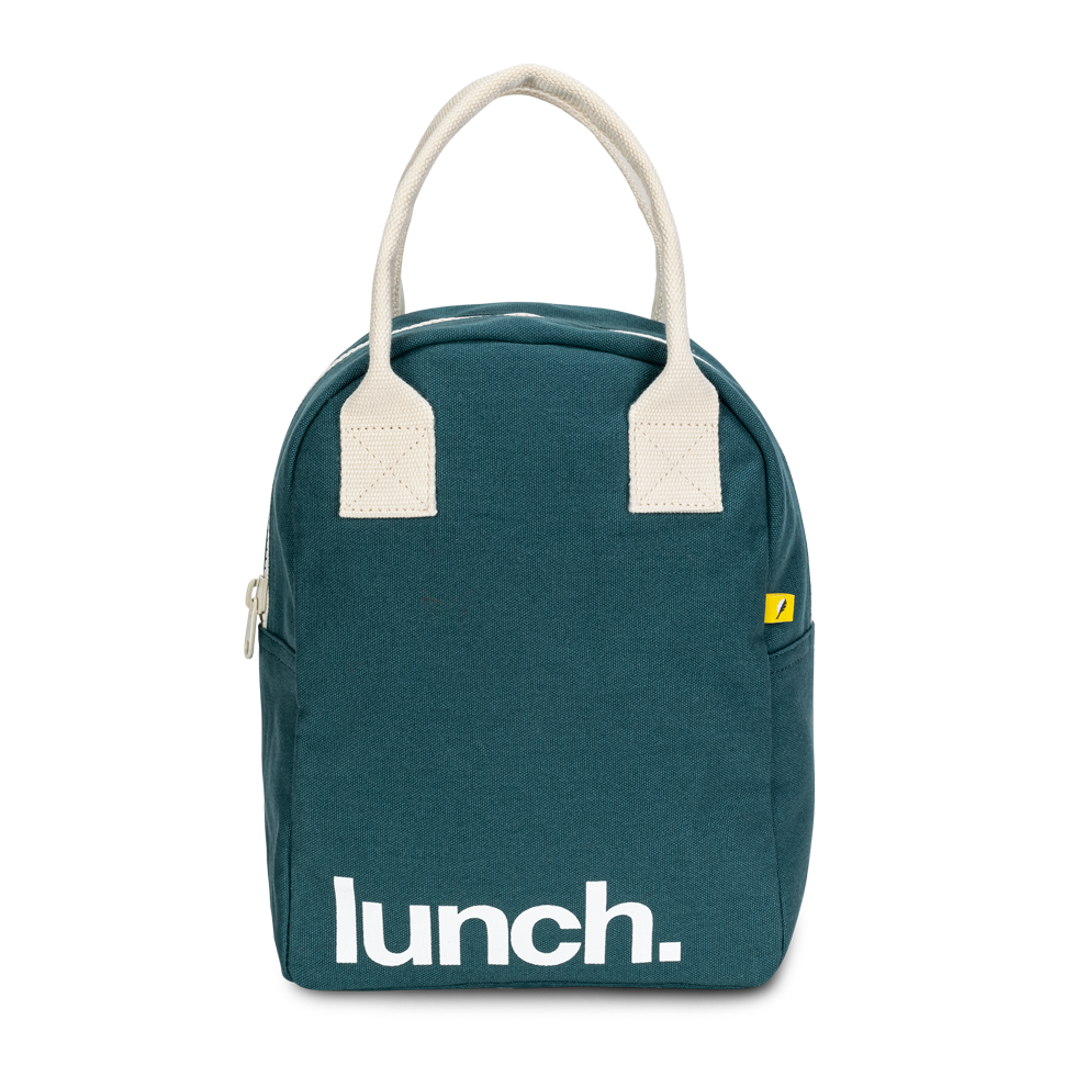 Zipper Lunch Bag - 'Lunch' Cypress
