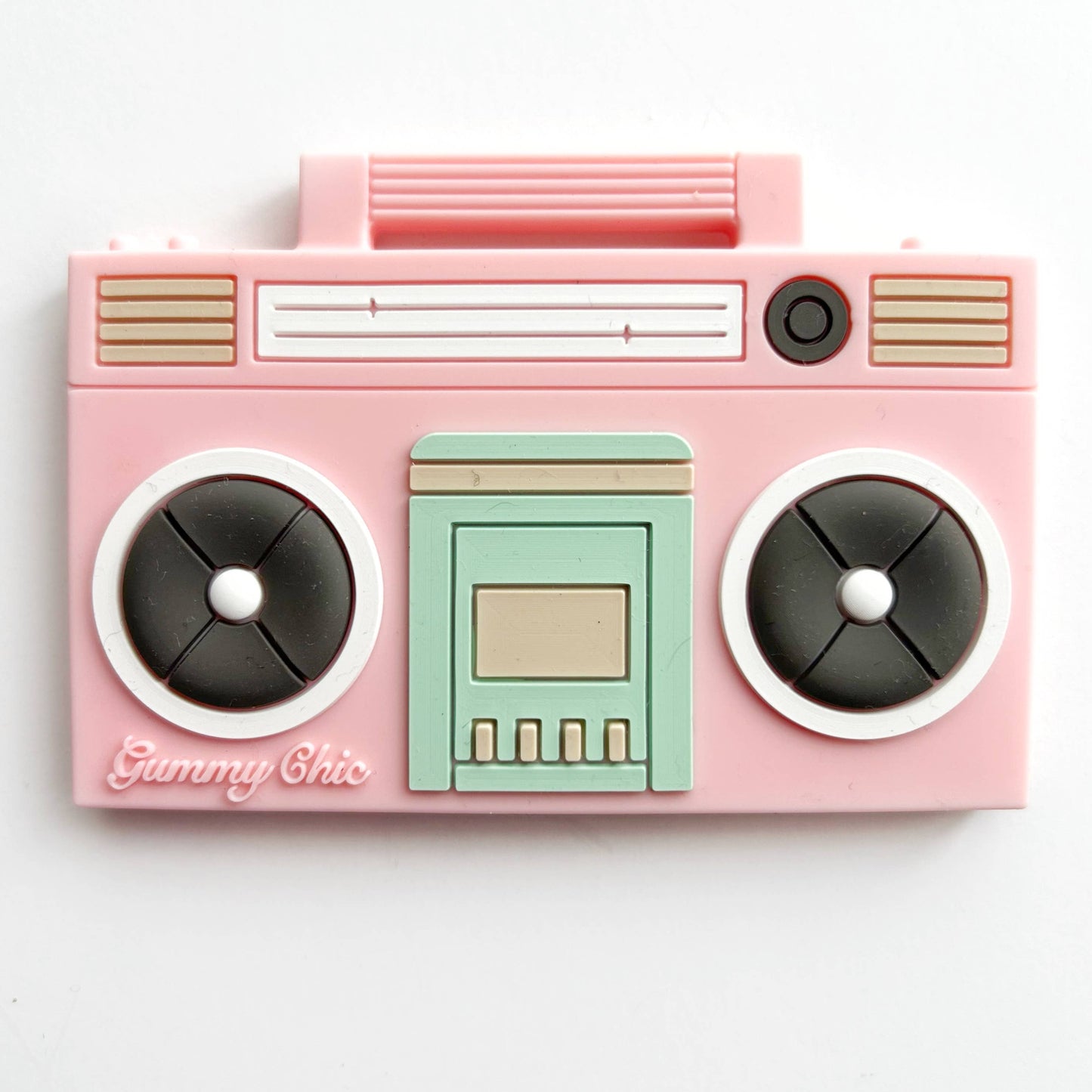 Boom Box Silicone Teether