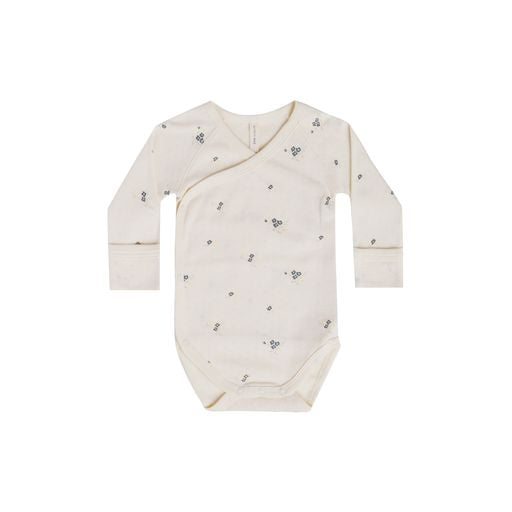 POINTELLE SIDE SNAP BODYSUIT | DITSY OCEAN