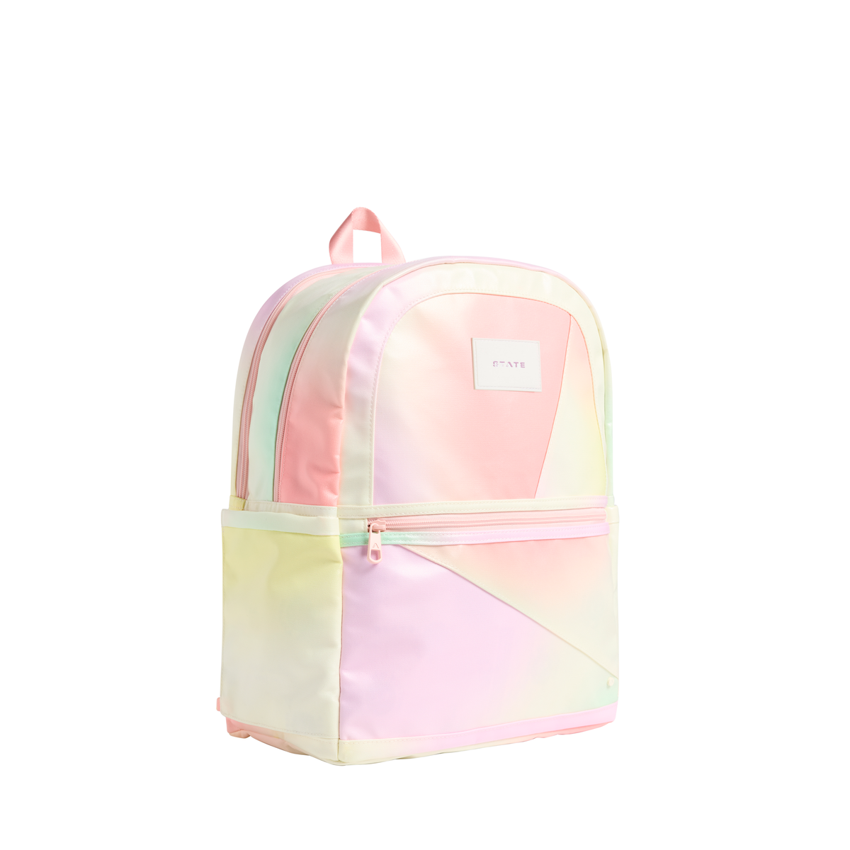 Kane Double Pocket Large Backpack - Tie Dye Patchwork