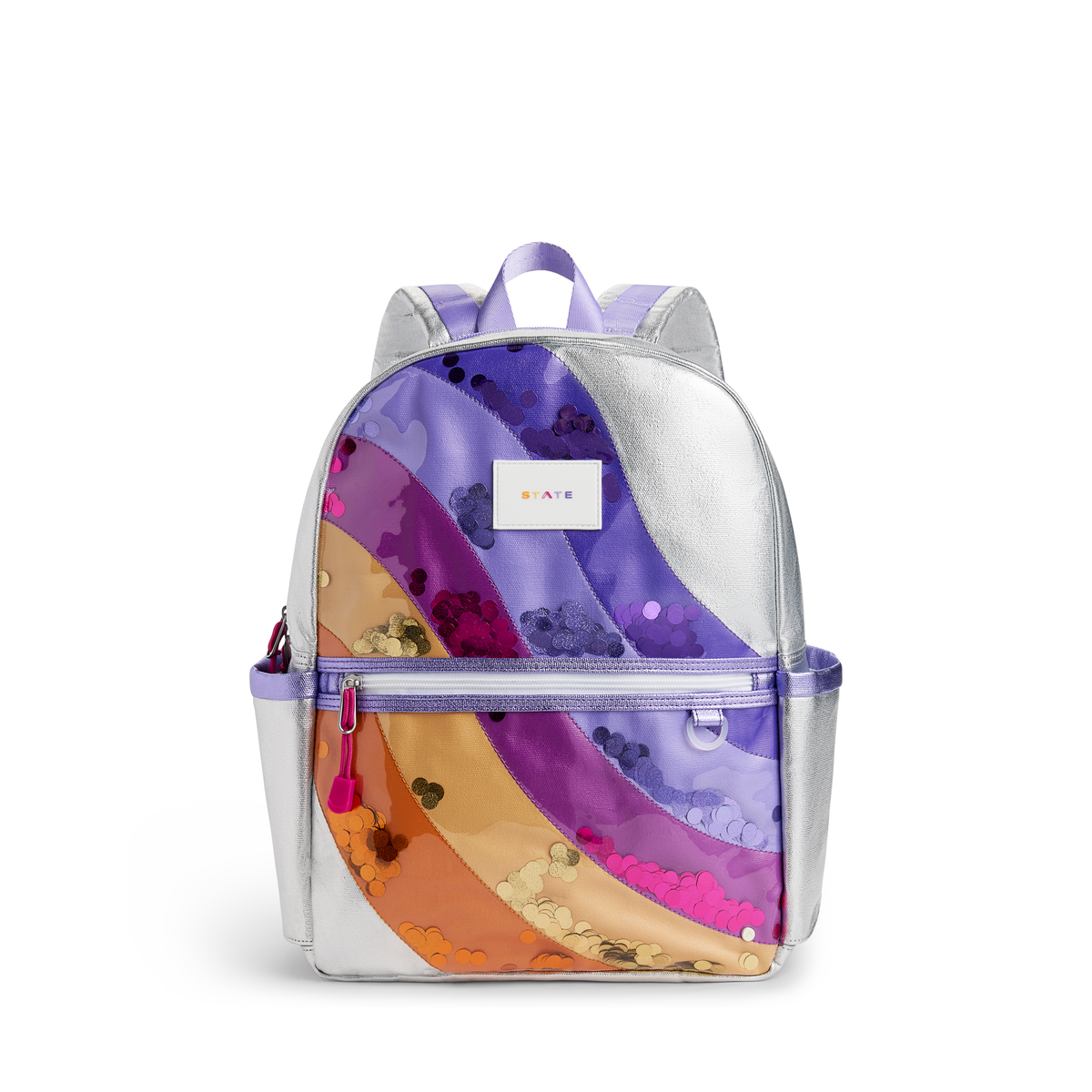 Kane Double Pocket Backpack - Sequin Wave