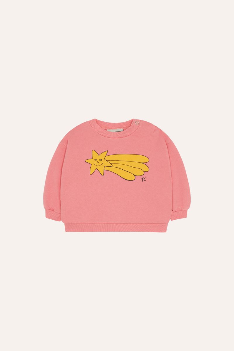 Falling Star Baby Sweatshirt - Pink