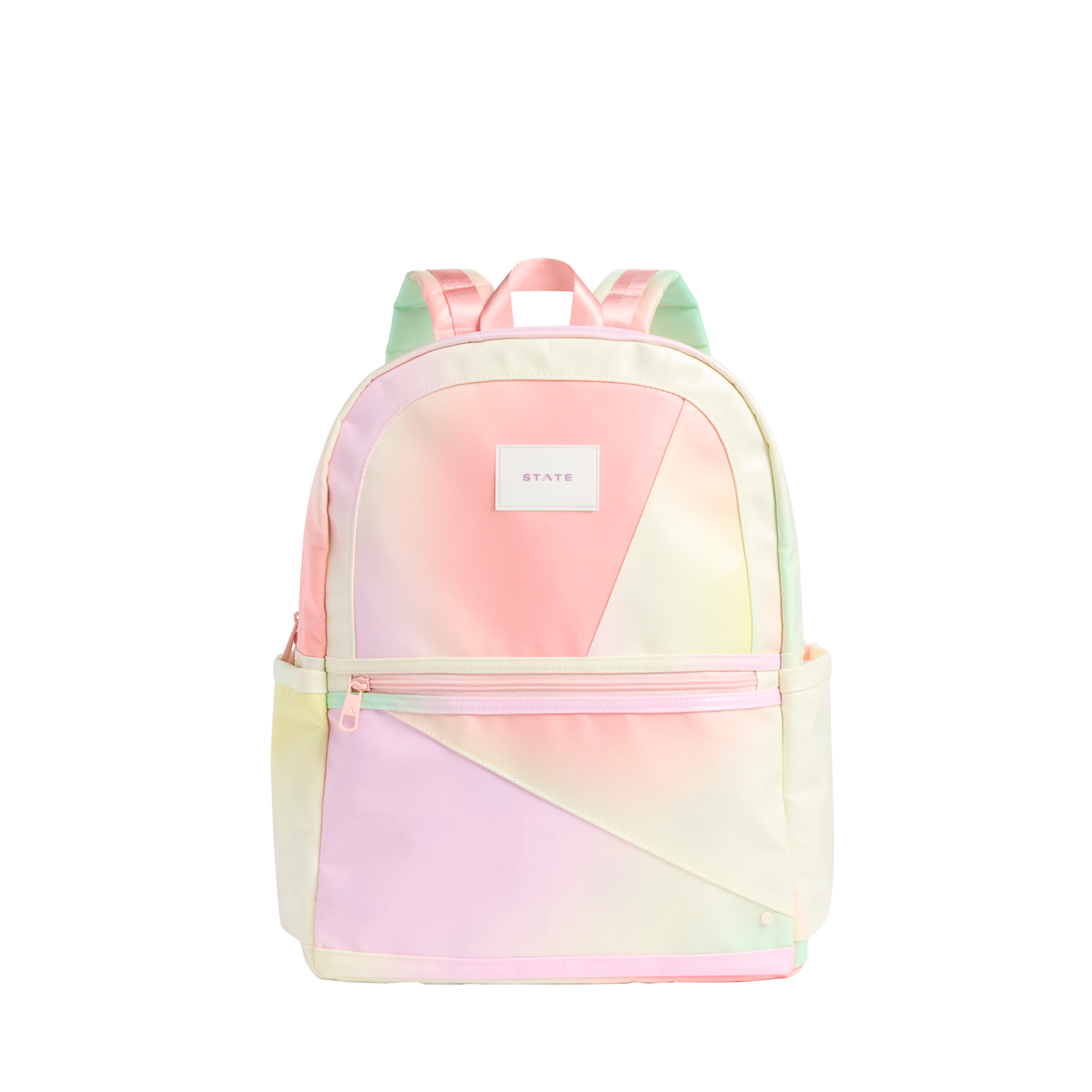 Kane Double Pocket Large Backpack - Tie Dye Patchwork