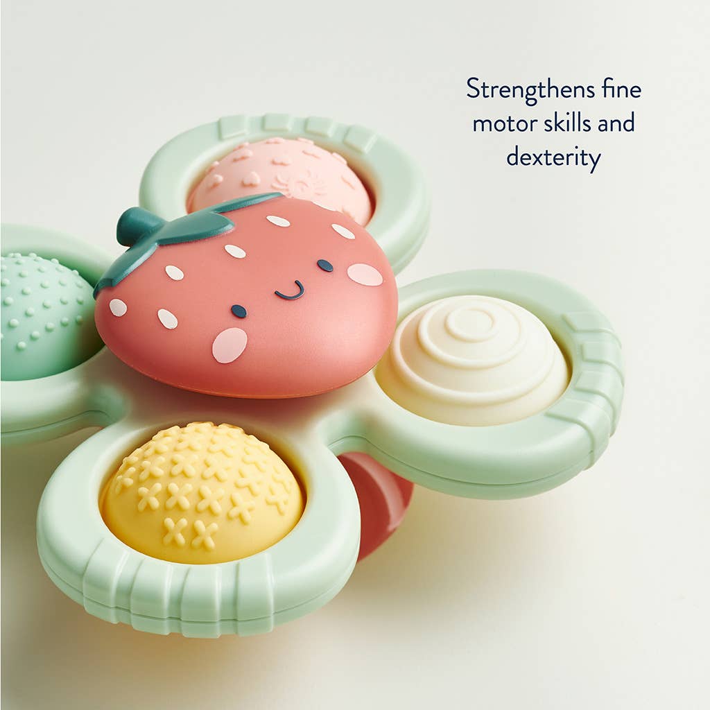Itzy Pop & Whirl™ - Bath + Travel Toy: Strawberry