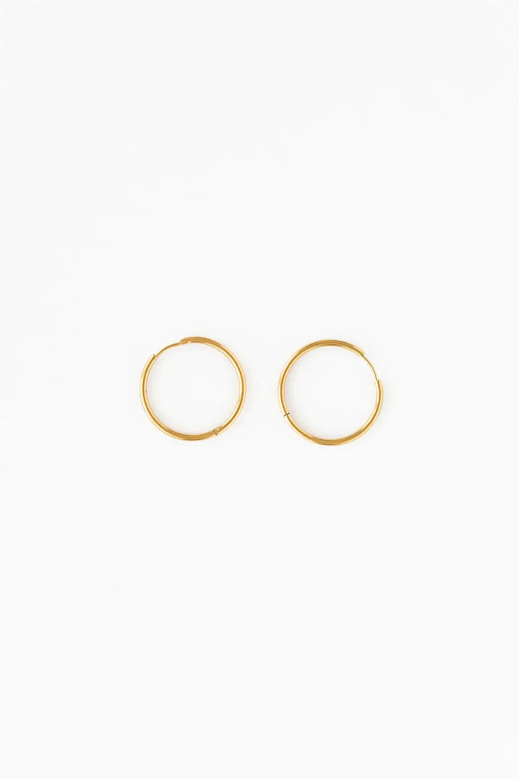Endless Hoop Thin Gold: Gold / 8 mm