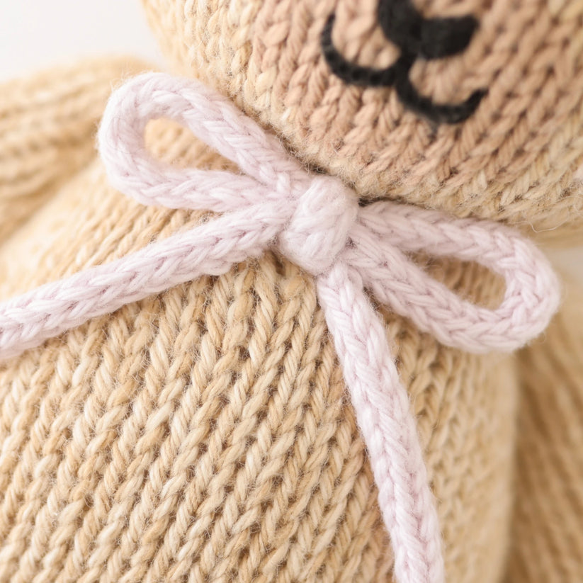 Baby Honey Bear - Lavender Bow
