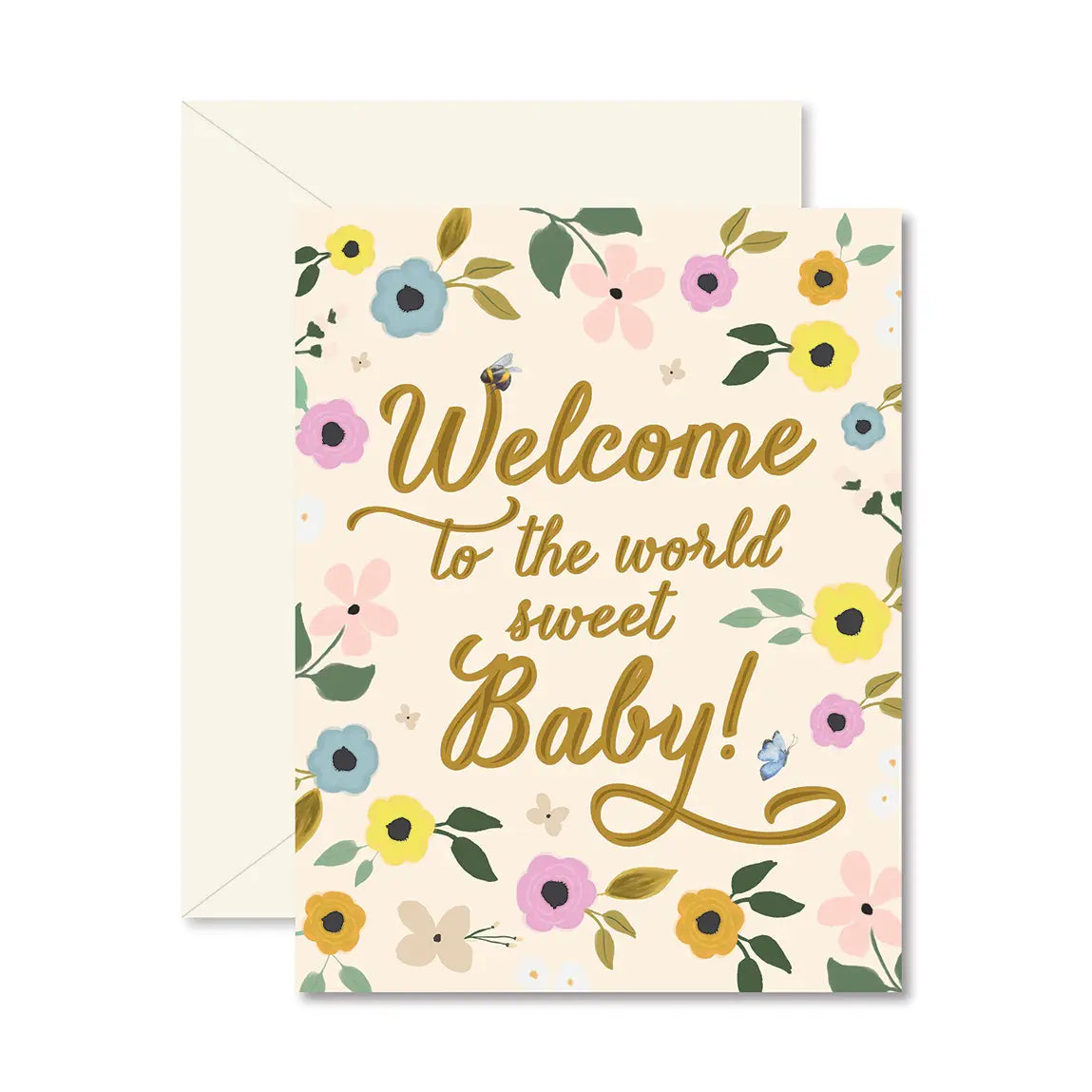 Welcome Sweet Baby Greeting Card